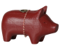 Preview: Holzschwein *rot* klein