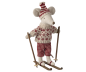 Preview: Winter Maus mit Ski Set *Mama*