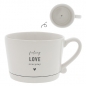 Preview: Mug white *Feeling love every day* black