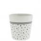 Preview: Becher *Dots-small Heart* black