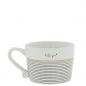 Preview: Mug white *Stripes-Coffee* small