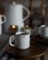 Preview: Glögg Tasse *geriffelt* naturweiß