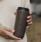 Preview: To go Becher *Herz* braun 540ml