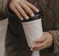 Preview: To go Becher *Herz* creme-beige 350ml