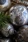 Preview: Christbaumkugel pebbled Glas *soil* 9,5 cm