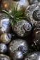 Preview: Christbaumkugel pebbled Glas *soil* 5,8cm