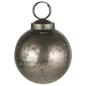 Preview: Christbaumkugel pebbled Glas *soil* 5,8cm