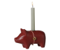 Preview: Holzschwein *rot* klein