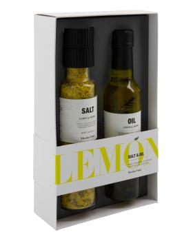Geschenkbox Salz u. Öl *ZITRONE*