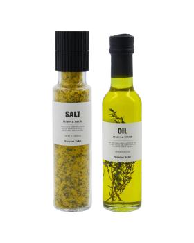 Geschenkbox Salz u. Öl *ZITRONE*