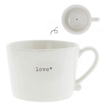 Mug white *Love* black