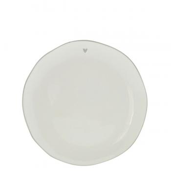 Teller-Dessertplate *Edge* grey