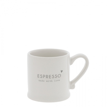 Espressotasse * Espresso-Made with love* grey