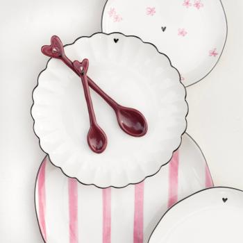 Löffel *Herz* rose 14cm