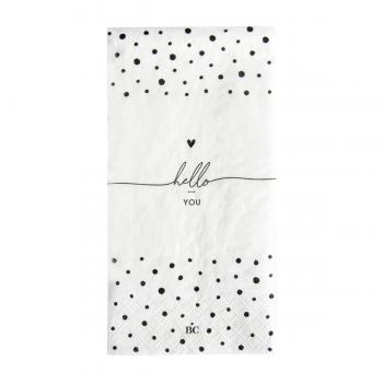 Papierservietten *Dots-Hello you* XL