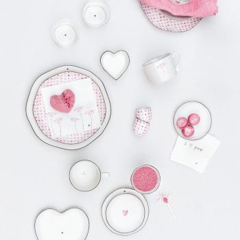 Eierbecher *Hearts over all* rose tief