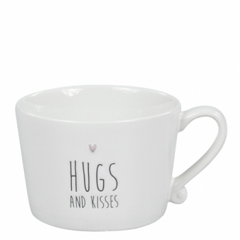 Mug white-rose *Hugs & Kisses*