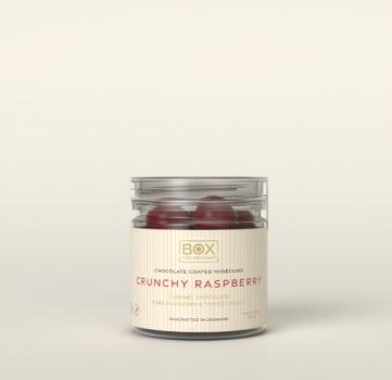 Fruchtgummi mit Schokolade *CRUNCHY RASPBERRY-HIMBEERE* small
