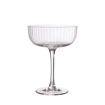Champagnerglas *geriffelt*