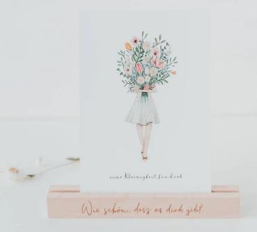 Postkarte *Blumenmädchen*