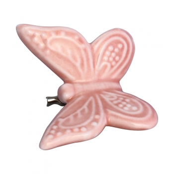 Ornament *Schmetterling* m.Clip pale pink