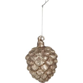 Cone glass *grey* glitter medium