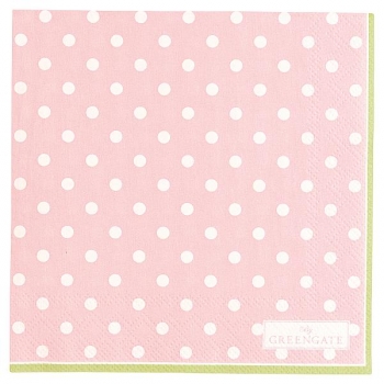 Papierservietten *Spot* pale pink klein