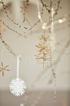 Anhänger *Tannenbaum* messing