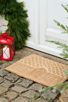 Fussmatte *Weihnachtshaus* geprägt