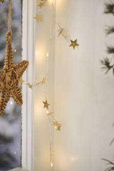 Lichterkette *20 goldene Sterne*