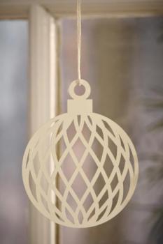 Scherenschnitt *Weihnachtskugel*
