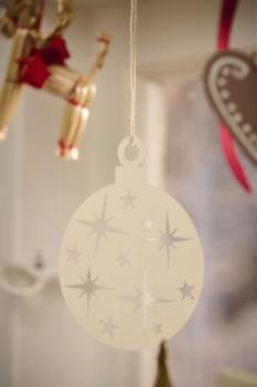 Scherenschnitt *Weihnachtskugel*