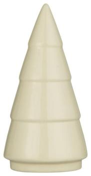 Tannenbaum *breitgerillt* 14,5 cm weiß