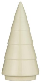 Tannenbaum *breitgerillt* 23 cm weiß