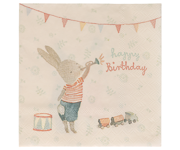 Papierservietten *Happy day* klein