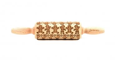 Nudelholz graviert *Lebkuchenmännchen* klein