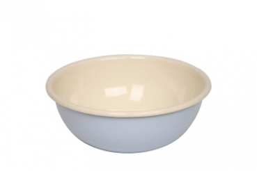 Emaille Küchenschüssel *pastellblau* 18cm