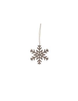 Anhänger *AXAMO* Schneekristall beige
