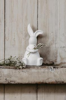 Keramik Hase *Elias* weiß