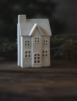 Keramik Haus *BYN* Nr.2  weiß