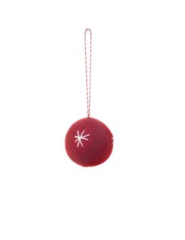 Anhänger Filzkugel *KULLINGE* rot