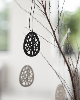 Anhänger Holz Ei *STENINGE* schwarz