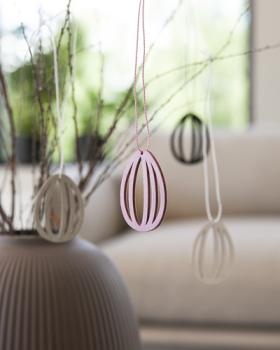 Anhänger Holz Ei *ULLINGE* rosa