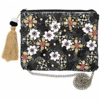 Clutch *Floral* pale pink