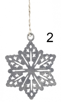 Tannenbaumschmuck *Stern* zink