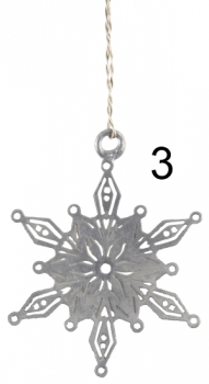 Tannenbaumschmuck *Stern* zink