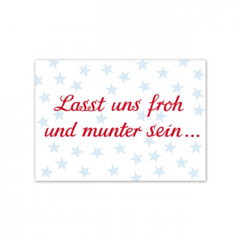 Postkarte *Froh und munter*