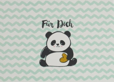 Postkarte *Für Dich Panda*