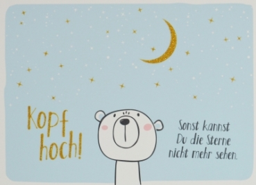 Postkarte *Kopf hoch*