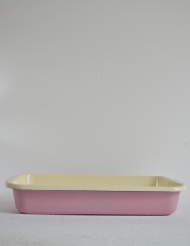 Emaille Auflaufform *rosa* 32cm
